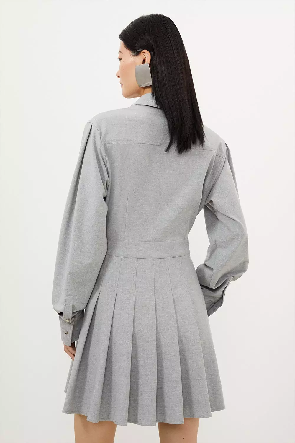 M ANDMARY Karen check mini dress AM1324（Andmary Karen check